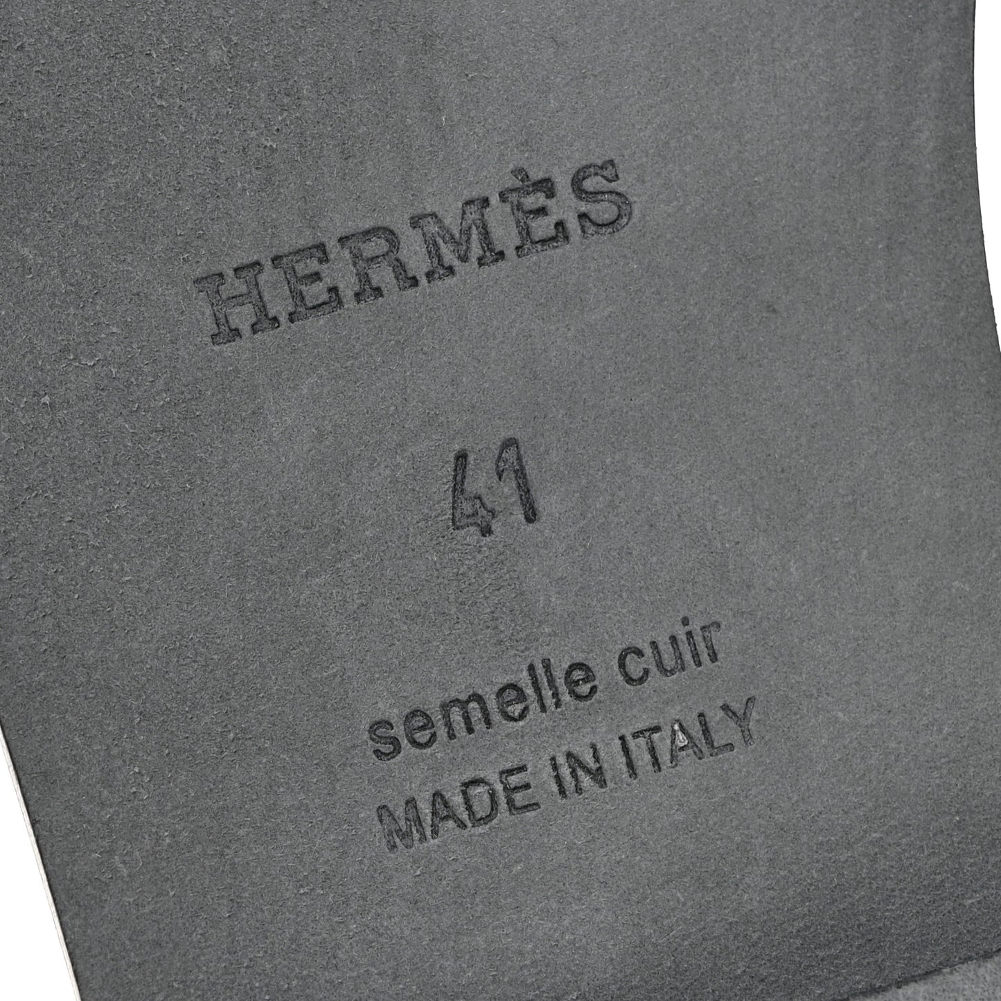 Box Calfskin Oran Sandals 41 Black