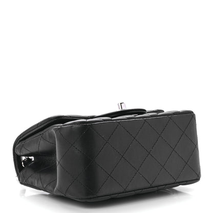Chanel Lambskin Quilted Mini Square Flap Black 4 of 13