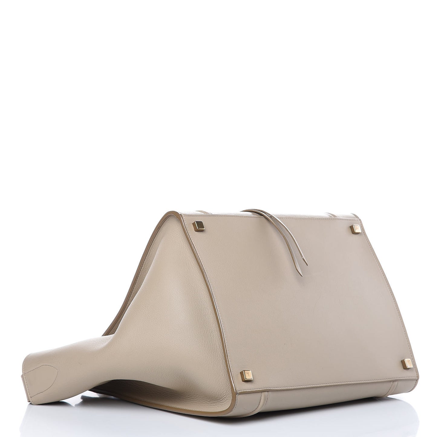 Supple Calfskin Medium Phantom Luggage Beige