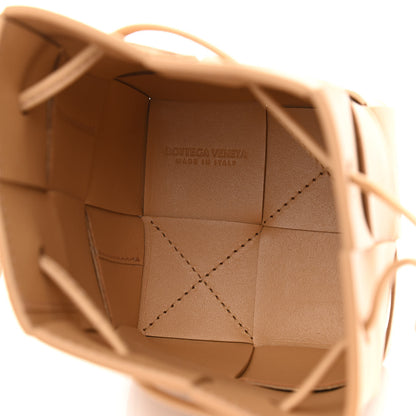 Bottega Veneta Nappa Maxi Intrecciato Mini Cassette Bucket Bag Almond 4 of 8