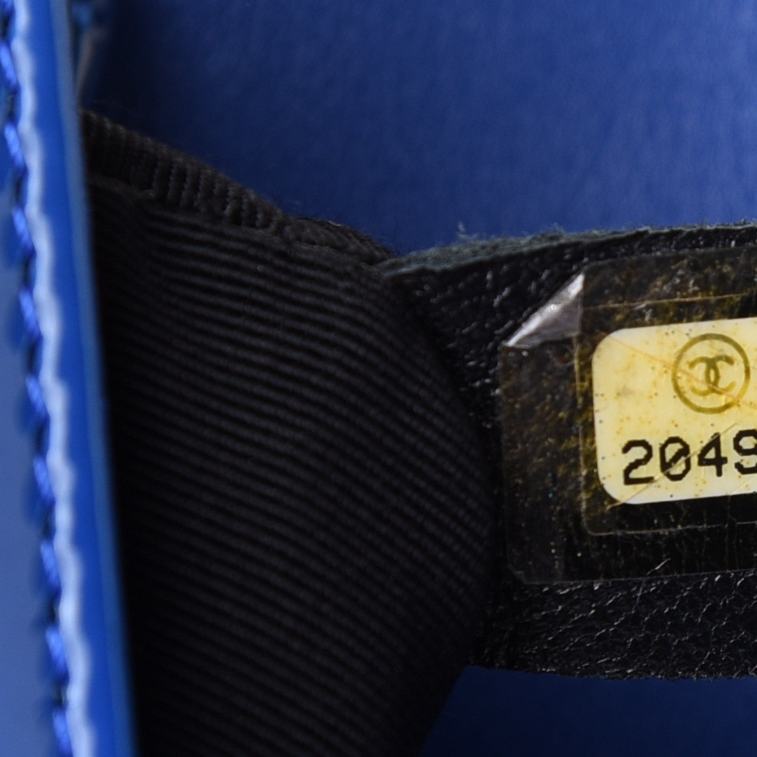 Chanel Patent Calfskin Quilted Medium Plexiglass Boy Flap Blue 7 of 12