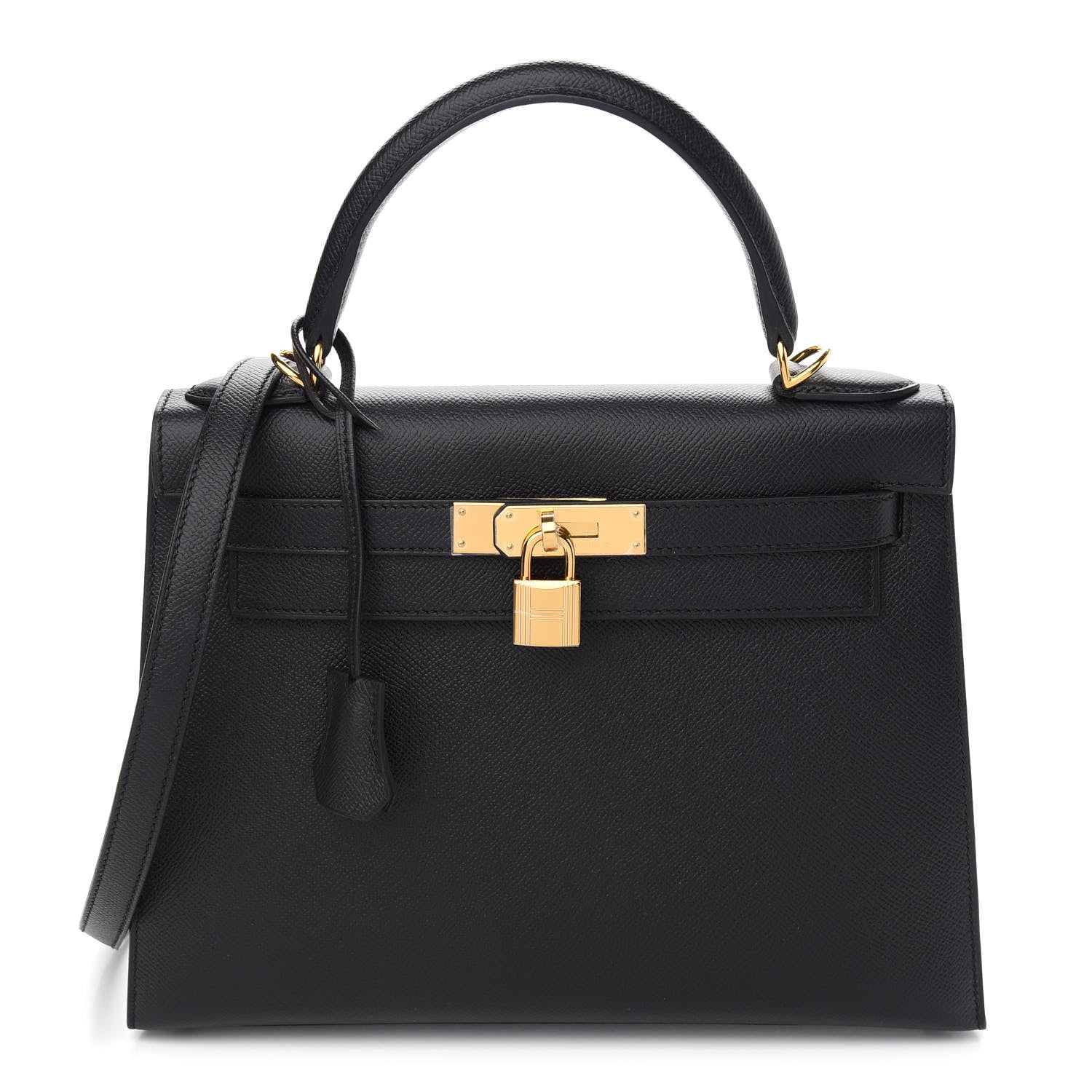 Hermes Epsom Kelly Sellier 28 Black 1 of 11