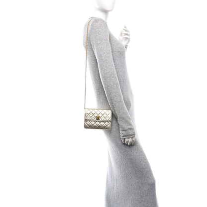 Chanel Metallic Lambskin Quilted Mini Flap Gold 3 of 12