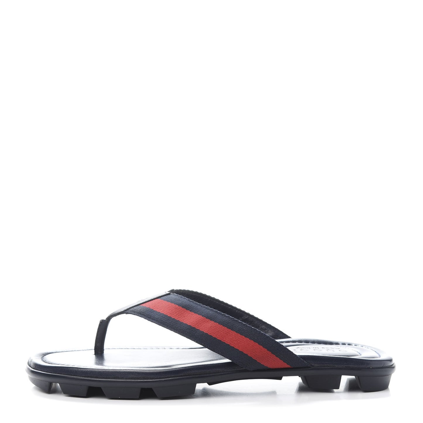 Nylon Calfskin Web Mens Cleat Sole Thong Sandals 8.5 Black Red Blue