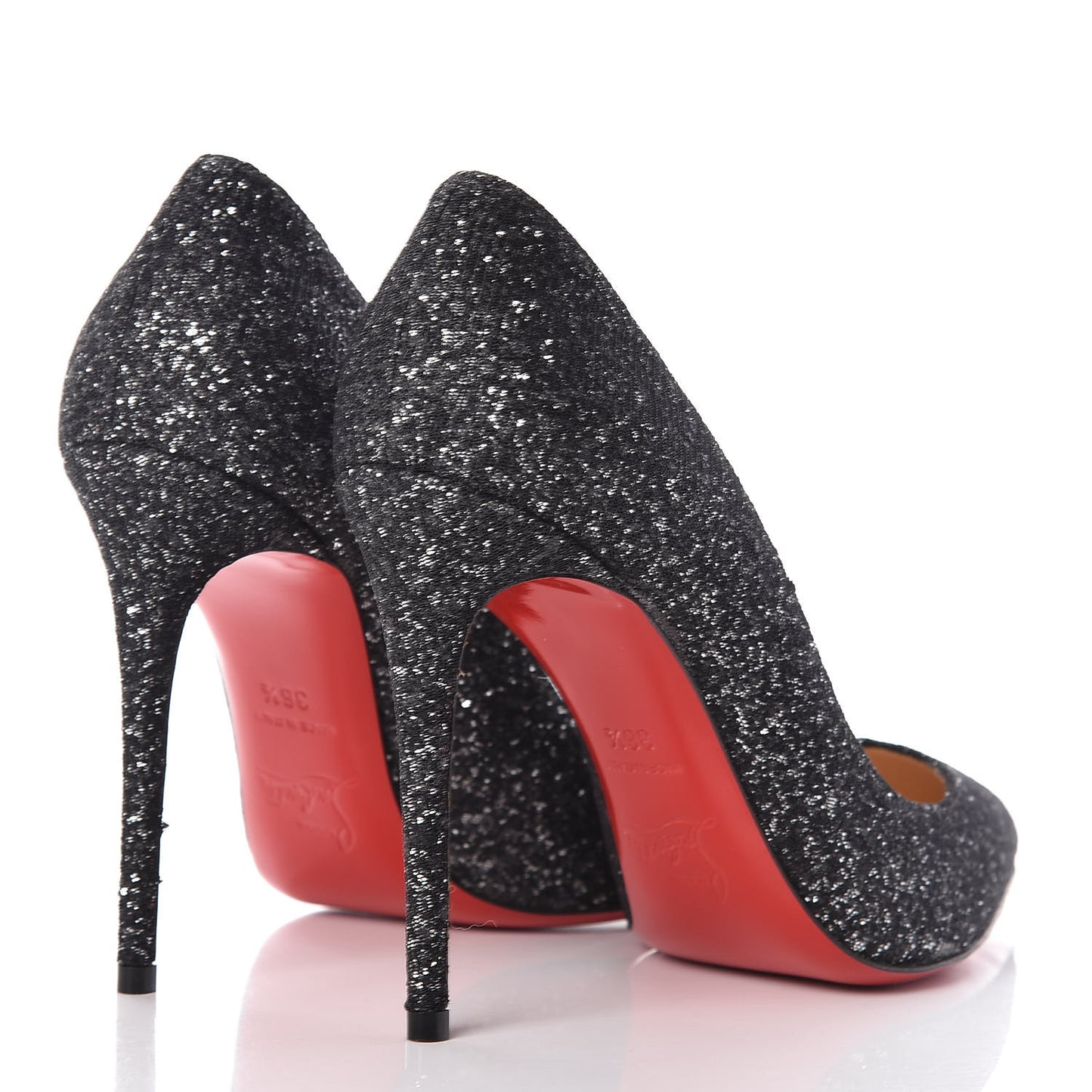 Glitter Resille Pigalle Follies 100 Pumps 36.5 Black