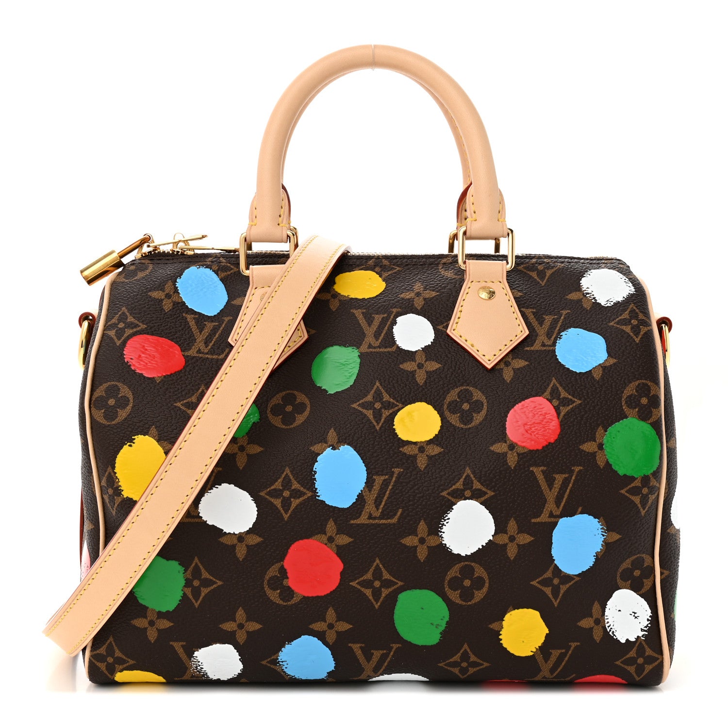 Louis Vuitton X Kusama Dots Speedy Bandouliere 25 1 of 9