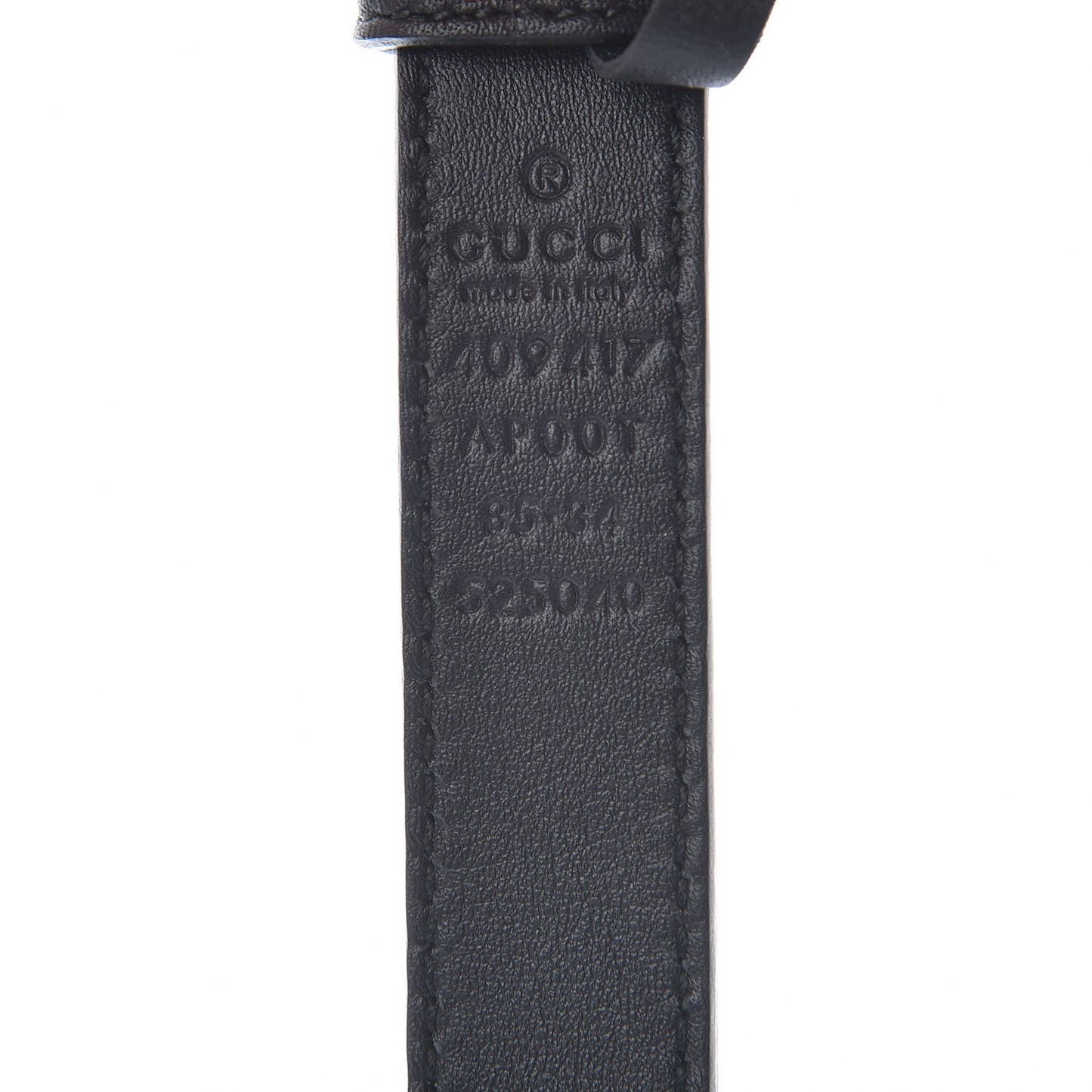 Calfskin Double G 20mm Belt 85 34 Black