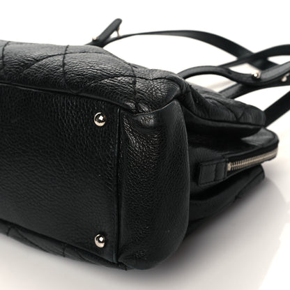 Chanel Glazed Calfskin On the Road Zip Tote Black 8 of 8