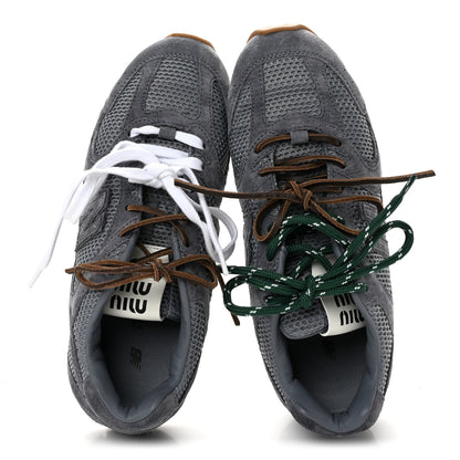 Miu Miu X NEW BALANCE Suede 530 SL Sneakers 38 Periwinkle Blue 2 of 8