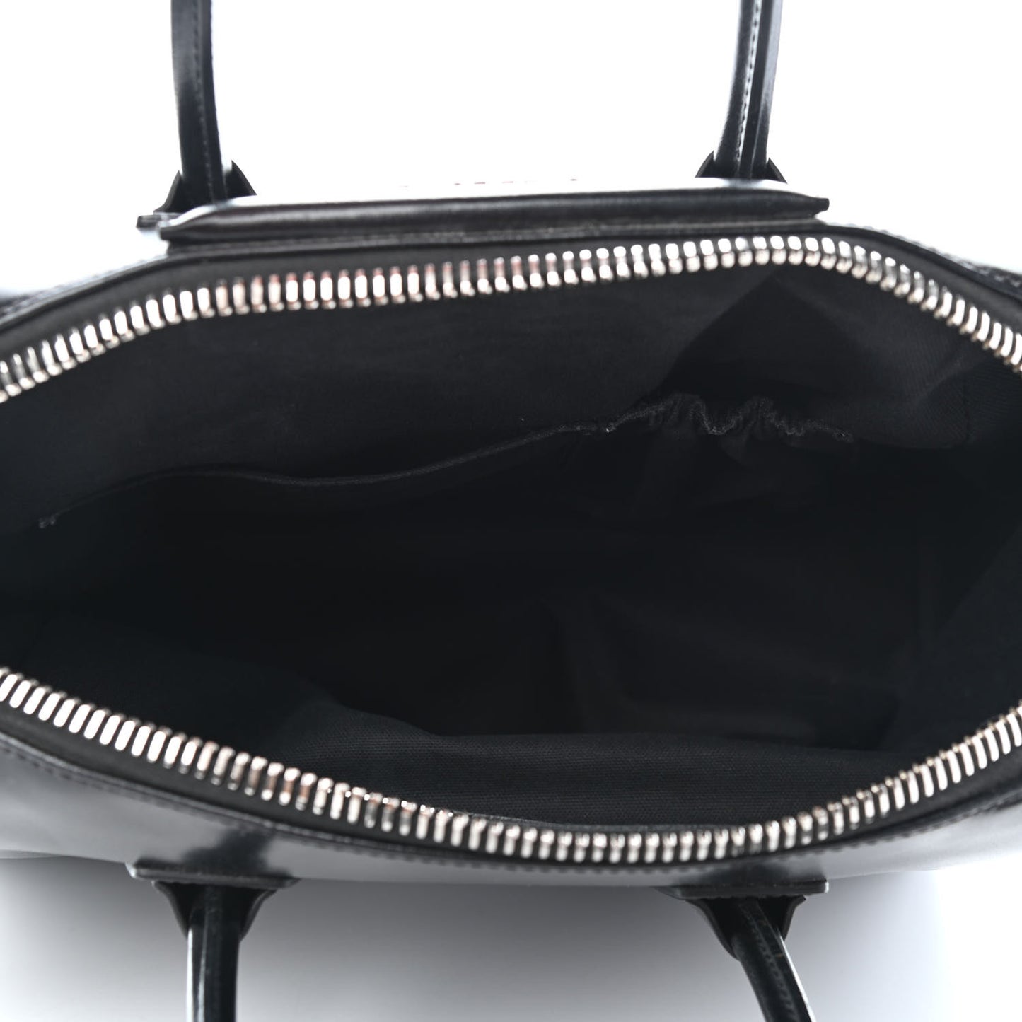 Shiny Lord Calfskin Medium Antigona Black