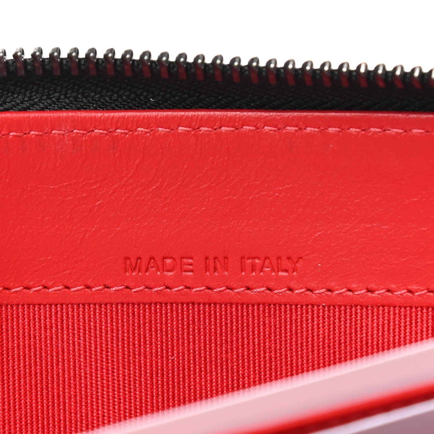 Christian Louboutin Calfskin Panettone Spiked Zip Around Wallet Black 7 of 8