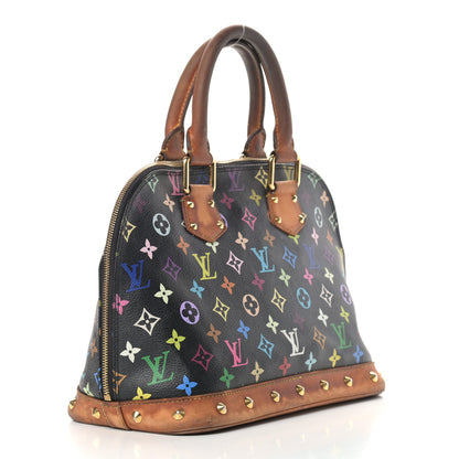 Louis Vuitton Monogram Multicolor Alma Black 3 of 20
