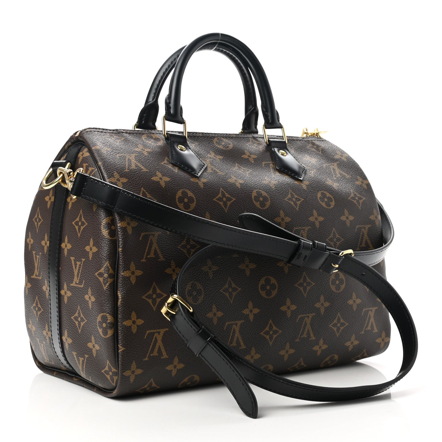 Monogram My World Tour Speedy Bandouliere 30 Black