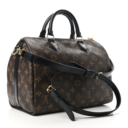 Louis Vuitton Monogram My World Tour Speedy Bandouliere 30 Black 3 of 11