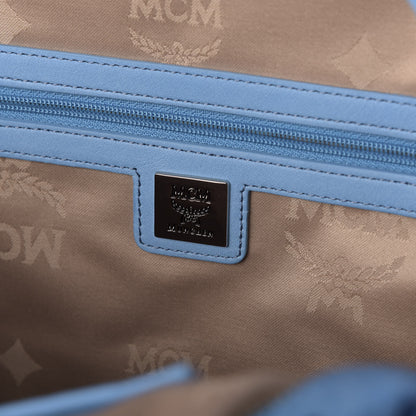MCM Visetos Medium Sprinkle Stud Stark Backpack Blue 7 of 9