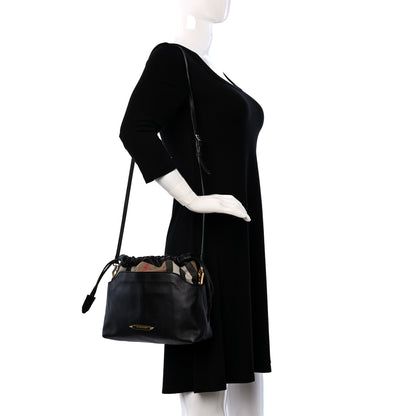 Burberry Calfskin House Check Little Crush Black 2 of 8
