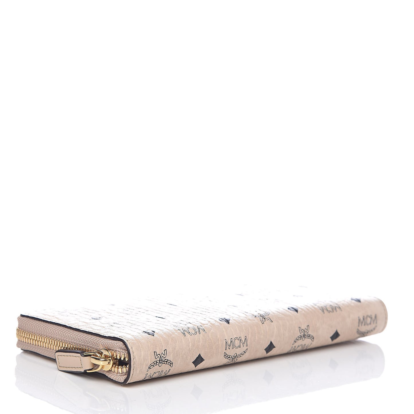 Visetos Large Zip Around Large Wallet Beige