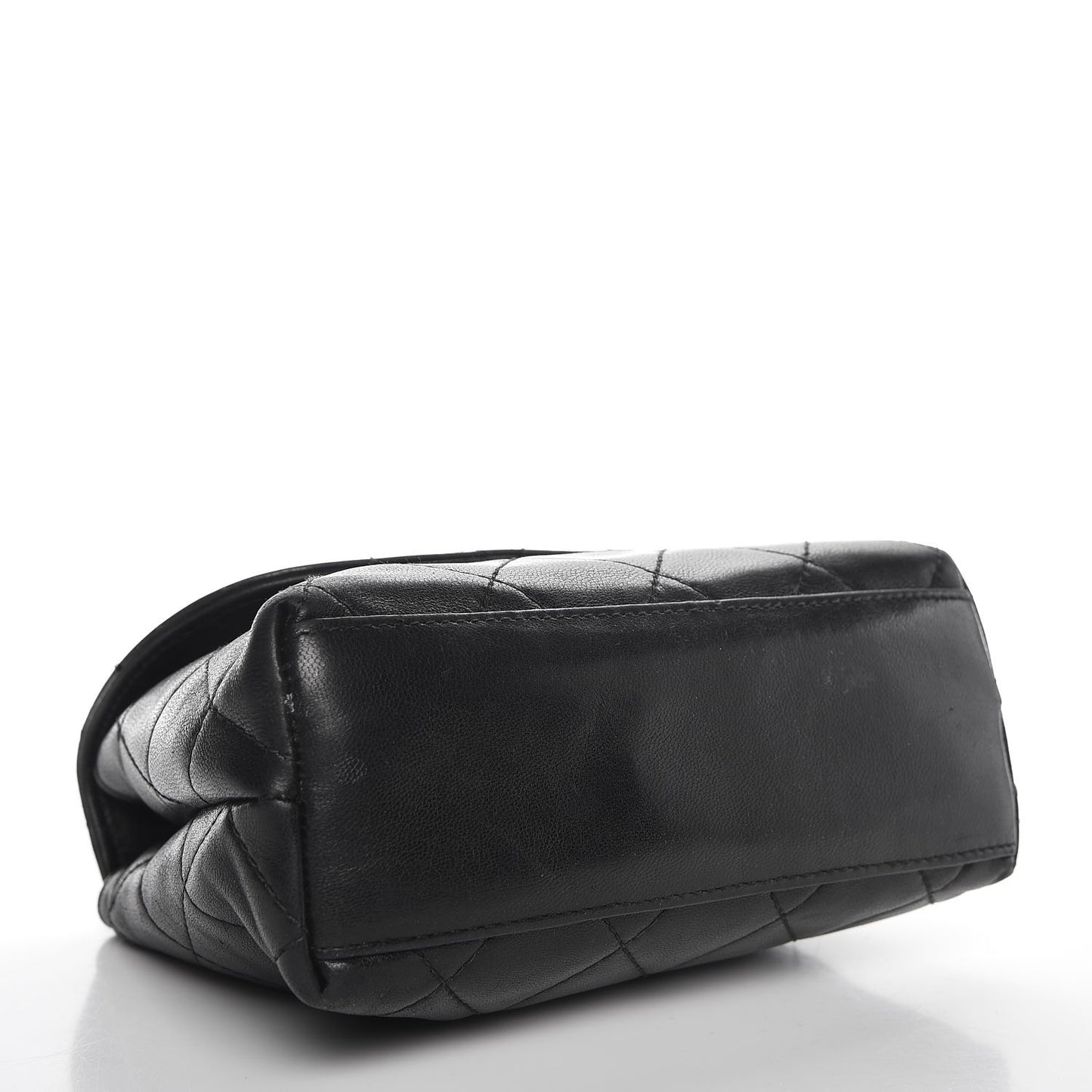 Lambskin Quilted 4 Chain Mini Flap Black
