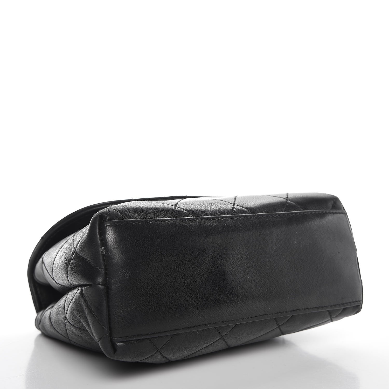 Chanel Lambskin Quilted 4 Chain Mini Flap Black 4 of 9