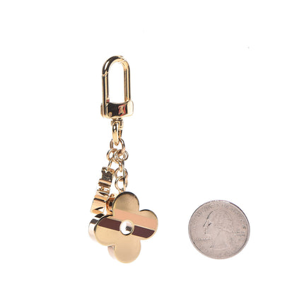 Louis Vuitton Stripes Flowers Bag Charm 2 of 5