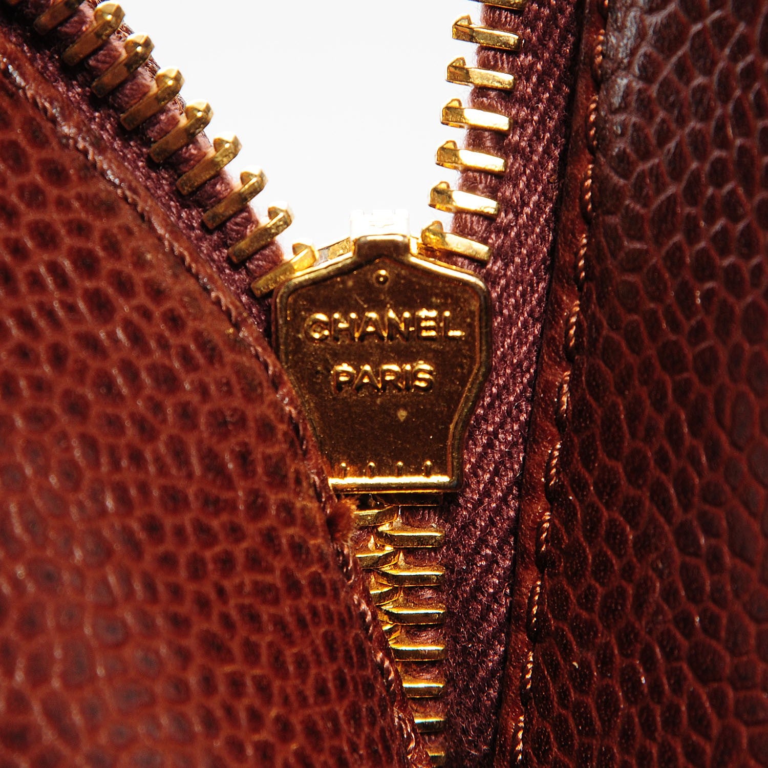 Chanel Caviar Shoulder Bag Brown 7 of 9