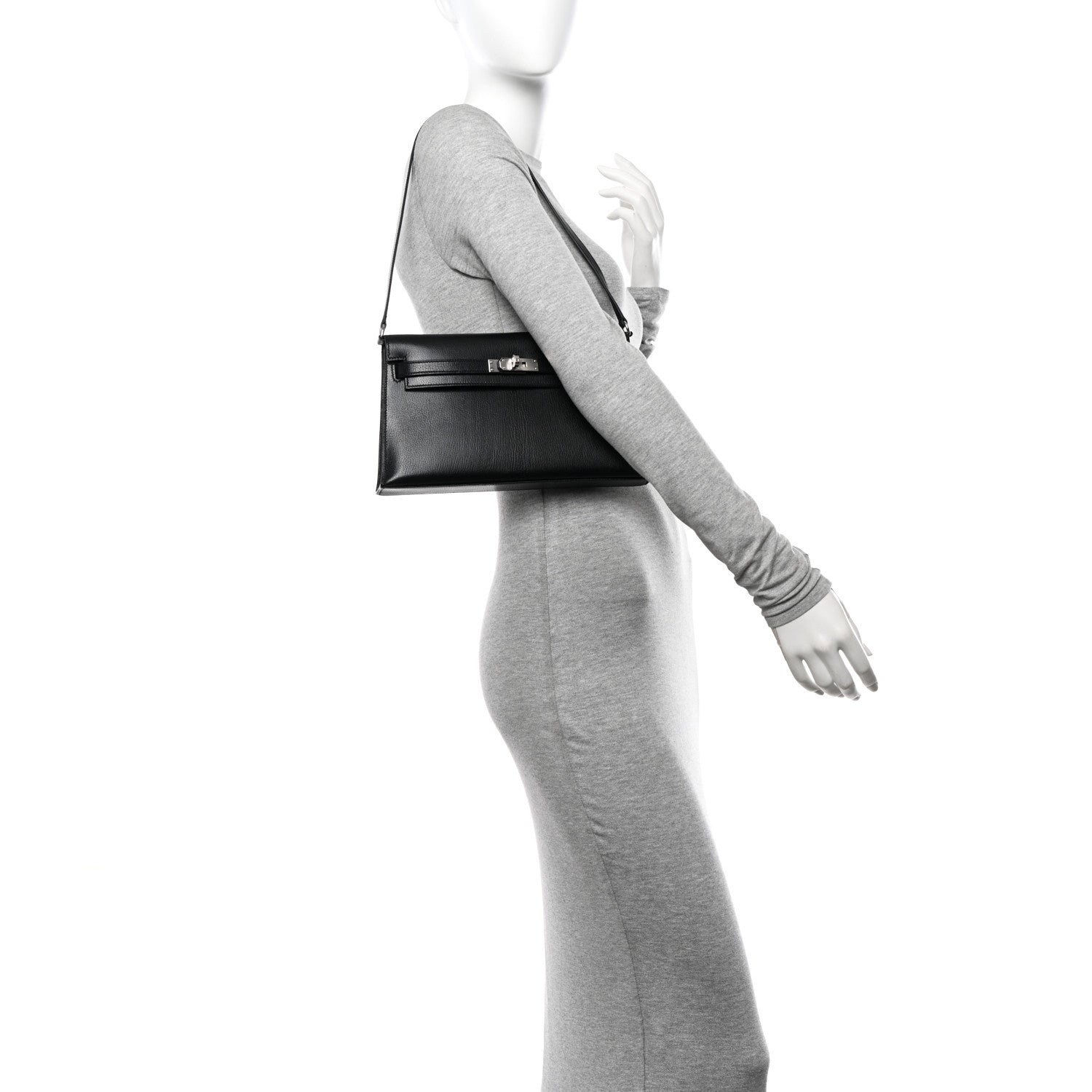 Hermes Chevre Chamkila Kelly Elan Black 3 of 19