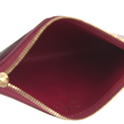 Louis Vuitton Monogram Zipped Card Holder Fuchsia 4 of 10