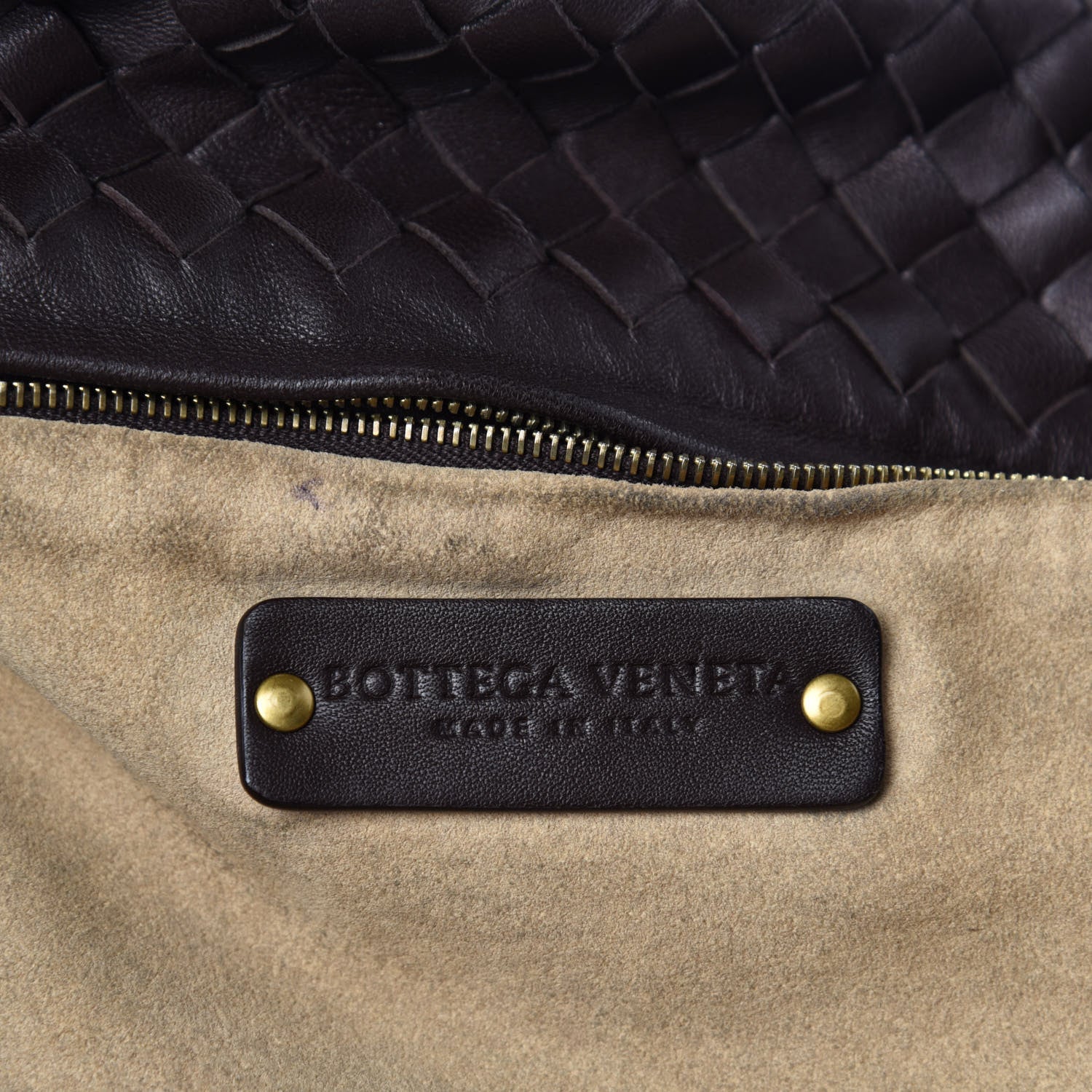 Bottega Veneta Nappa Intrecciato Large Capri Tote Ebano 12 of 15