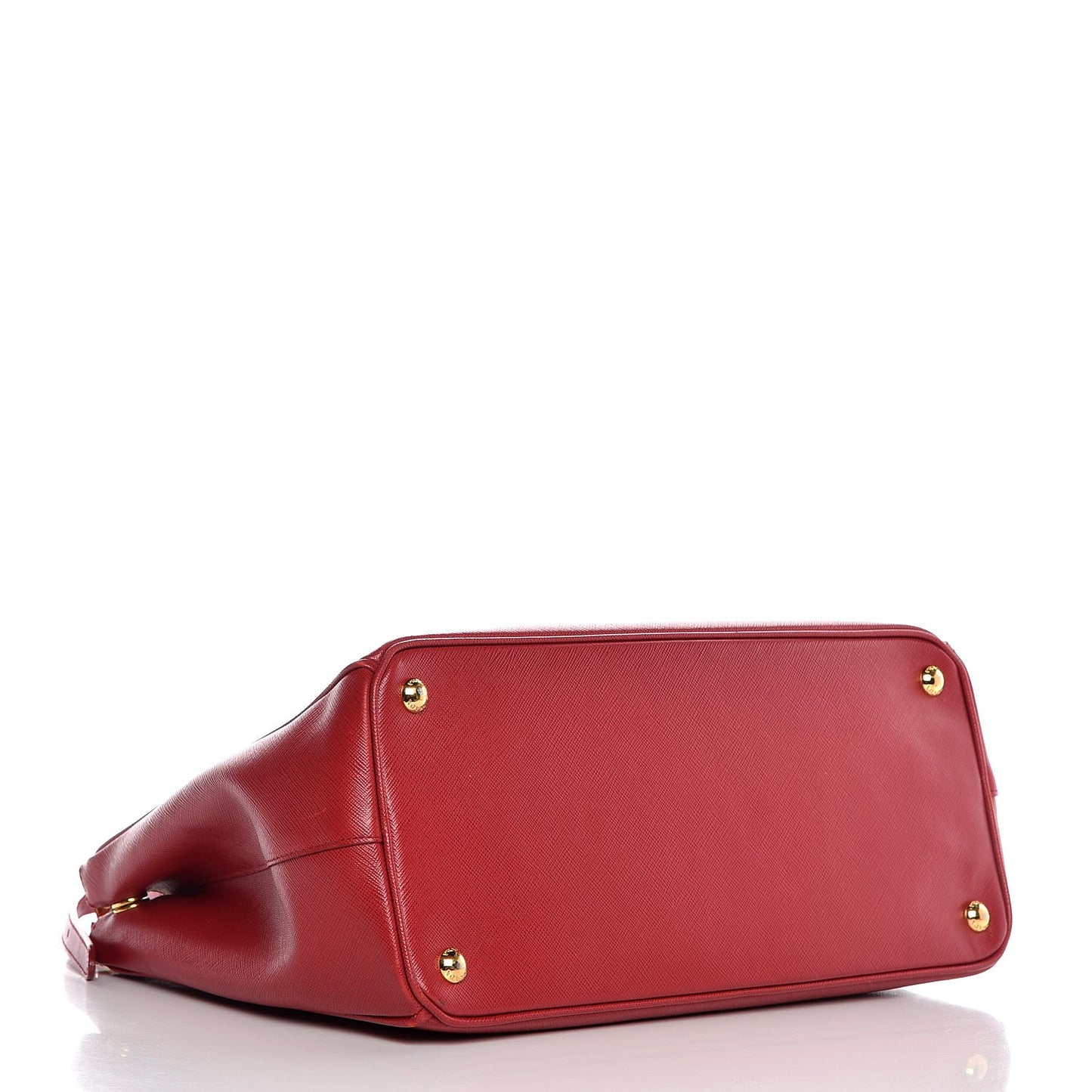 Saffiano Medium Galleria Double Zip Tote Fuoco