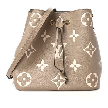 Louis Vuitton Empreinte Monogram Giant Neonoe MM Tourterelle Creme 3 of 10