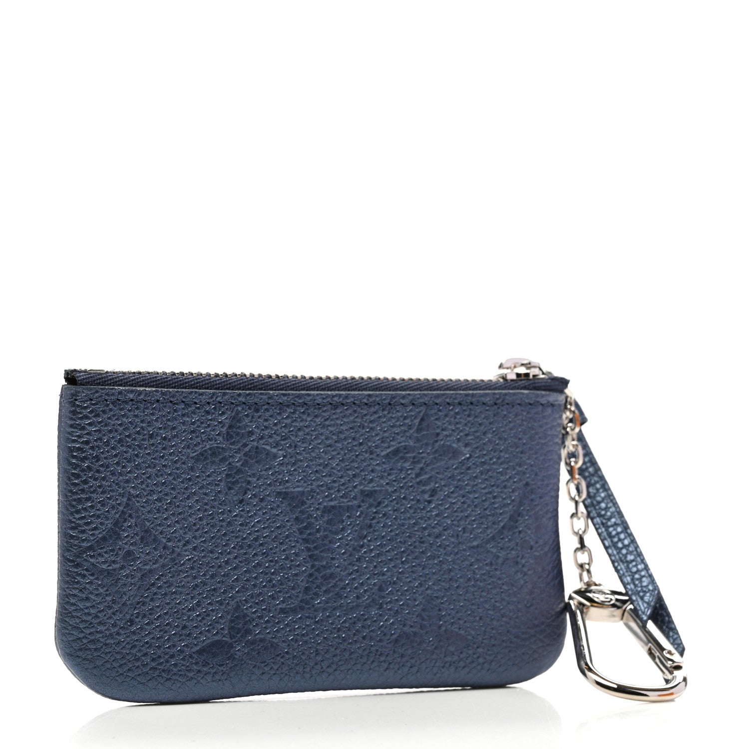 Louis Vuitton Metallic Empreinte Monogram Giant Key Pouch Navy Nacre 3 of 8