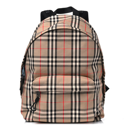 Burberry Vintage Check Jett Backpack Archive Beige 1 of 4
