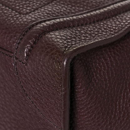 Celine Pebbled Calfskin Mini Luggage Chocolate 9 of 13