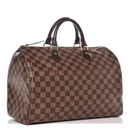 Louis Vuitton Damier Ebene Speedy 35 4 of 15