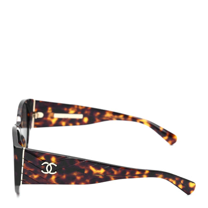 Chanel Acetate Polarized Oval Sunglasses 5411 Brown 6 of 14