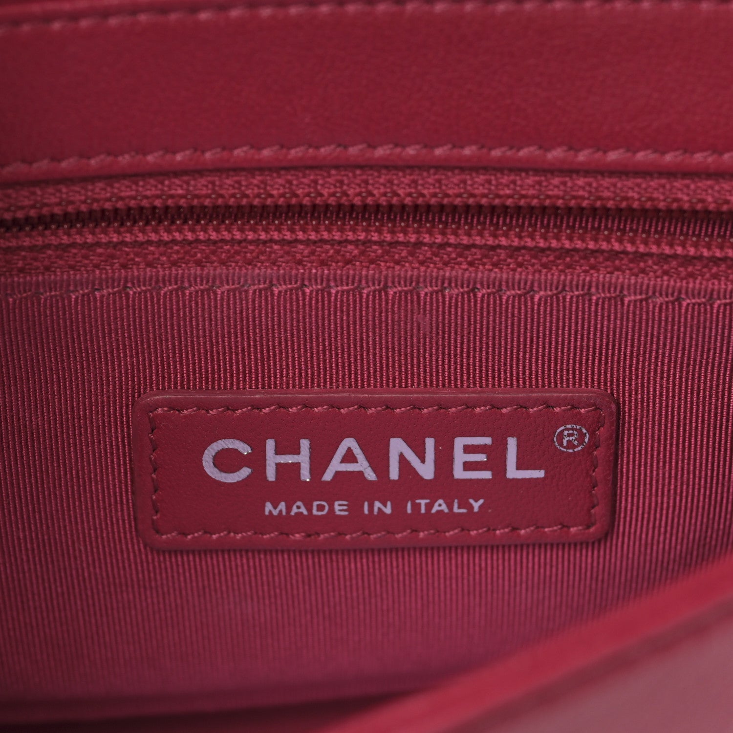 Chanel Iridescent Sheepskin Quilted Small Vintage Mademoiselle Flap Dark Pink 6 of 9