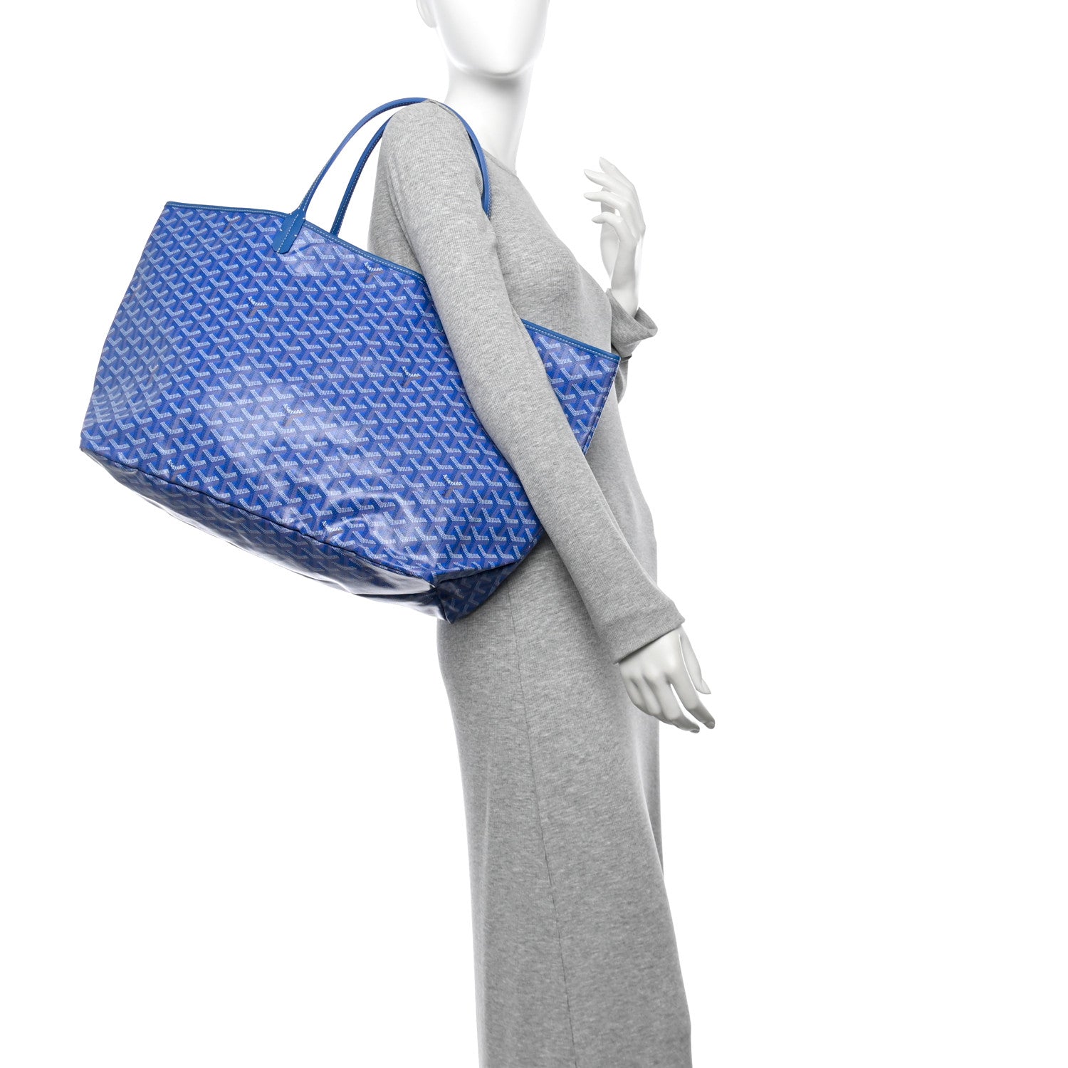Goyard Goyardine Saint Louis GM Sky Blue 2 of 11