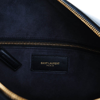 Saint Laurent Calfskin Classic Duffle 6 Blue 6 of 7
