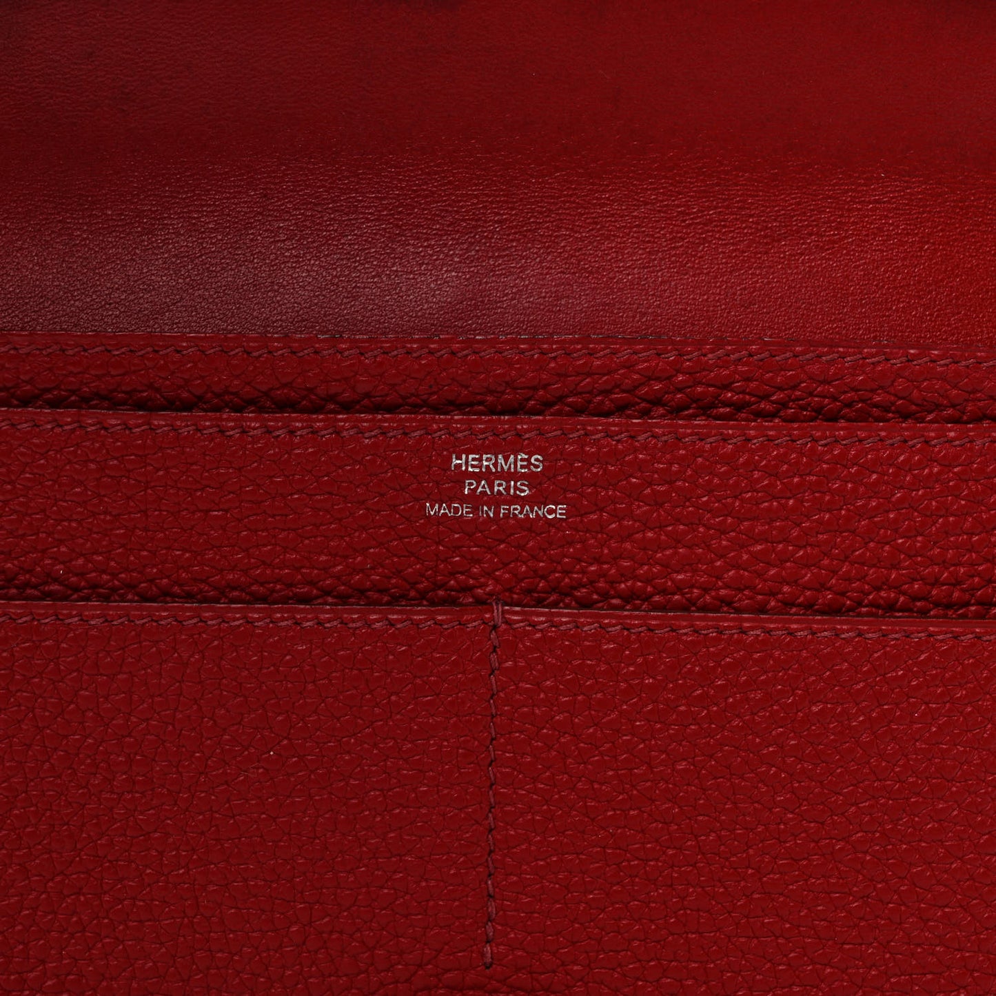 Togo Dogon Duo Wallet Rouge Casaque