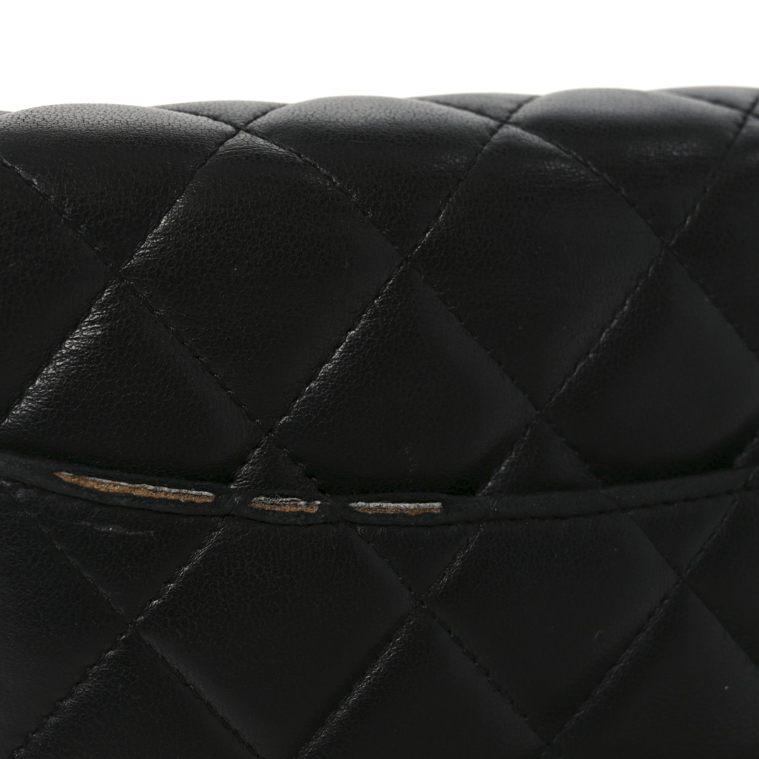 Chanel Lambskin Quilted Wallet On Chain WOC Black 12 of 12
