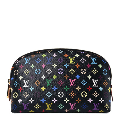Louis Vuitton Monogram Multicolor Cosmetic Pouch Black Grenade 1 of 10