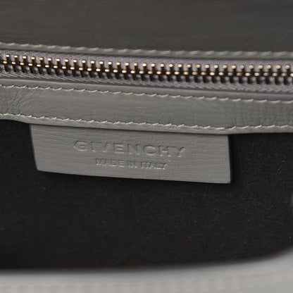 Givenchy Textured Calfskin Mini Pandora Box Chain Crossbody Bag Grey 6 of 10