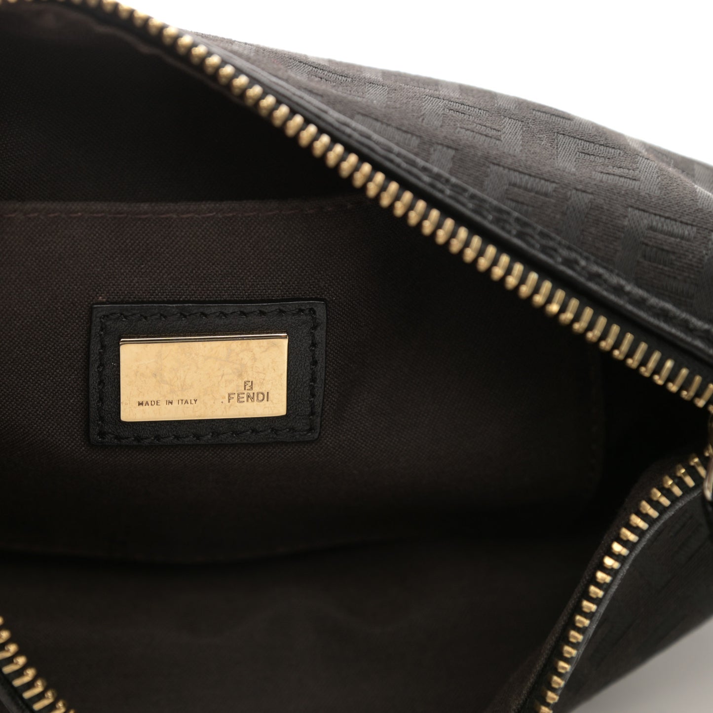 Zucchino Cuoio Chef Pocket Shoulder Bag Black