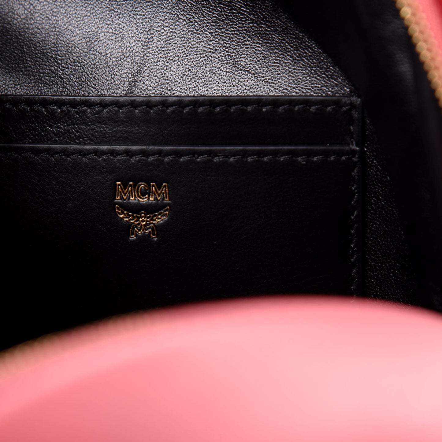 Calfskin Bunny Polke Mini Backpack Pink