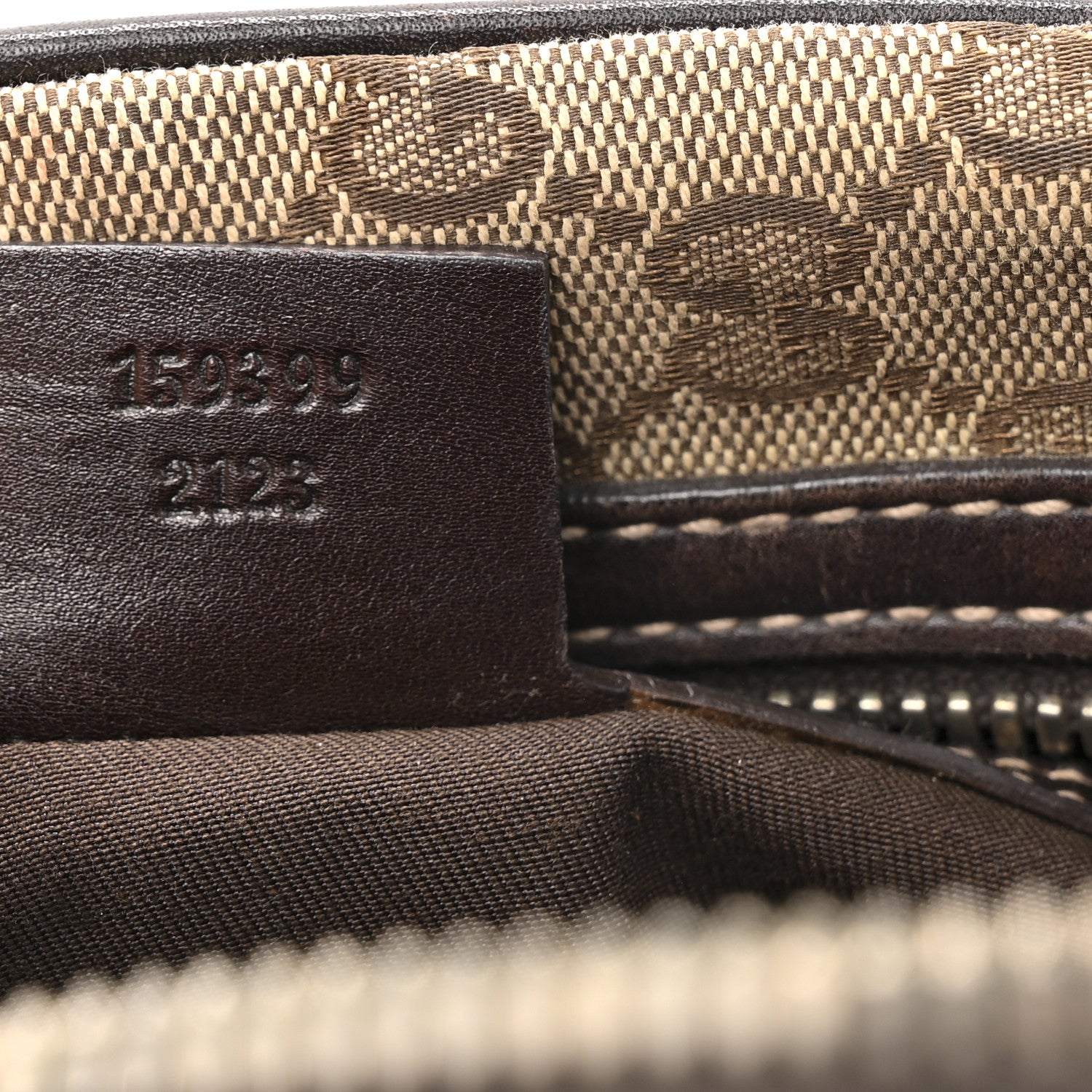 Gucci Monogram Medium Wave Boston Dark Brown 7 of 18