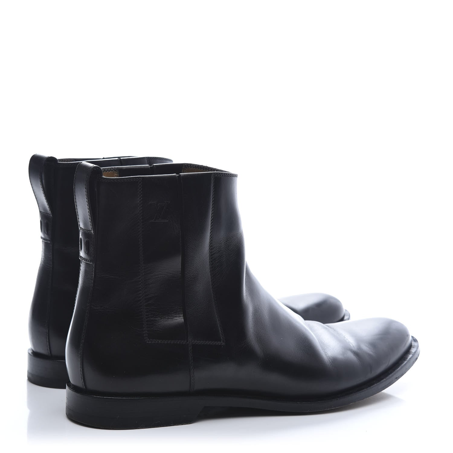 Louis Vuitton Calfskin Ankle Boots 8.5 Black 5 of 9
