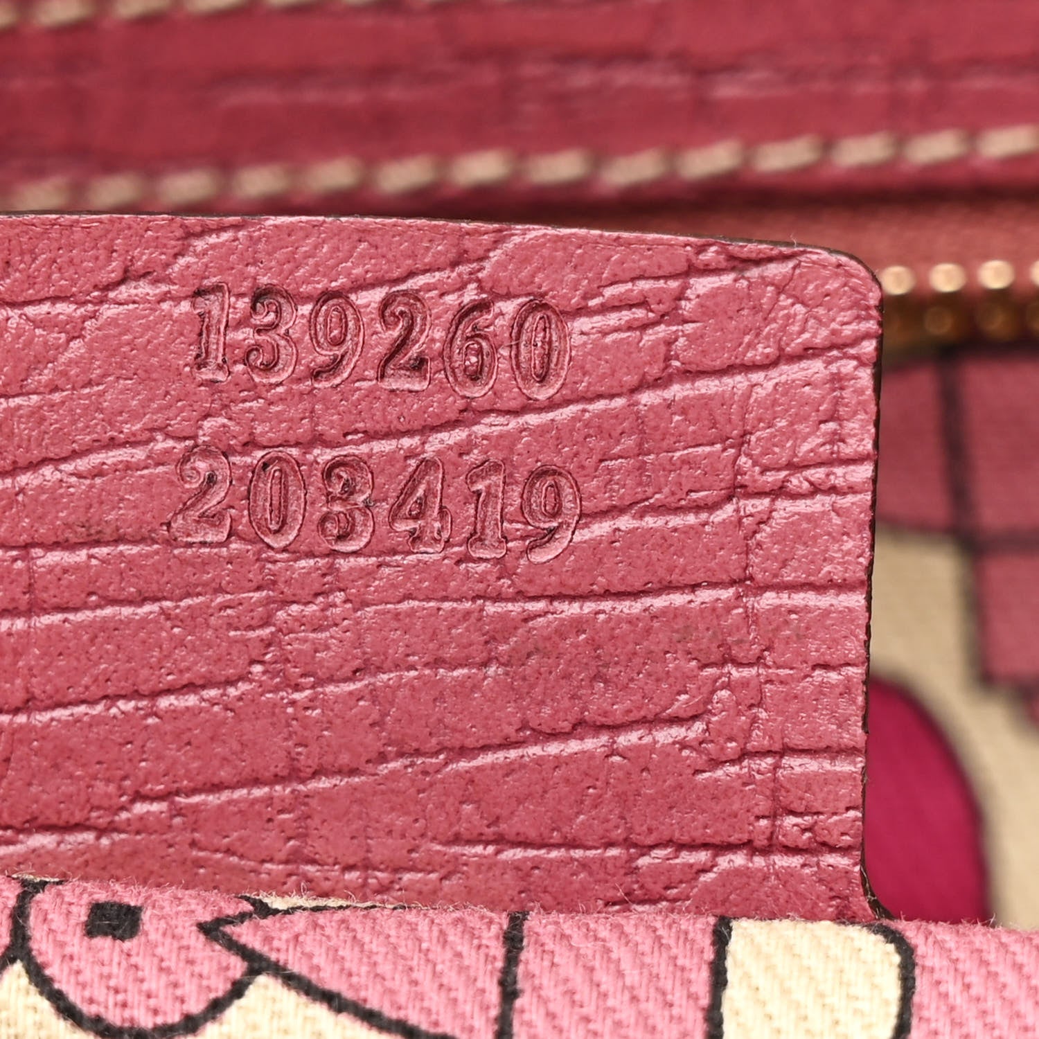 Gucci Monogram Large Jolicoeur Tote Pink 7 of 12