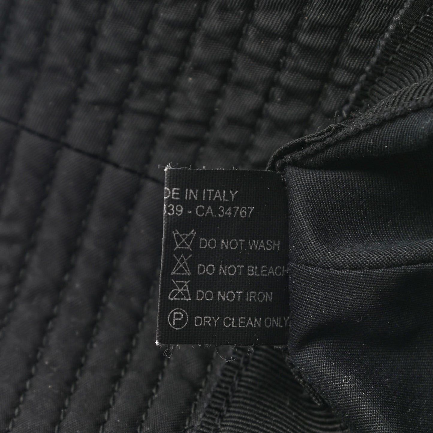 Nylon Bucket Hat M Black