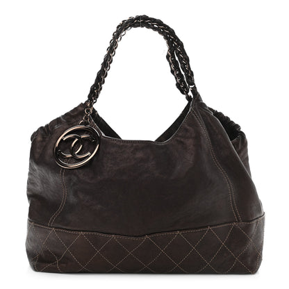 Chanel Metallic Calfskin Baby Coco Cabas Bronze 3 of 15