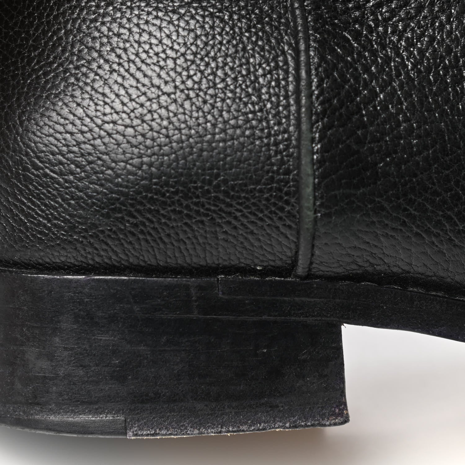 Chanel Calfskin Ascot Knee High CC Boots 39 Black 13 of 15